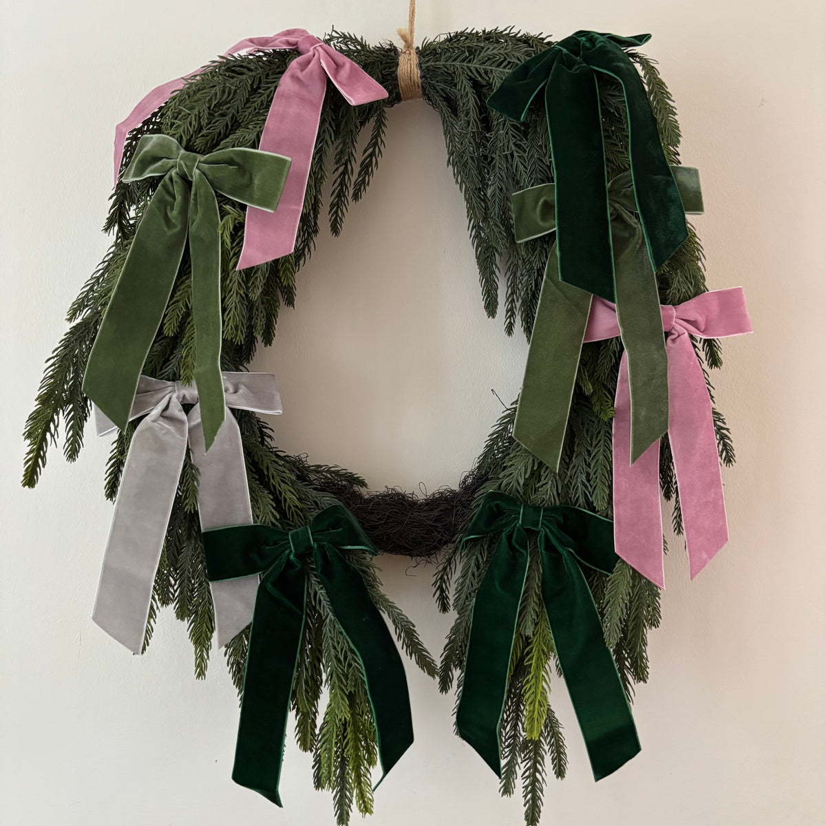 Faux Wreath The Winter Rose - Complete Your Order