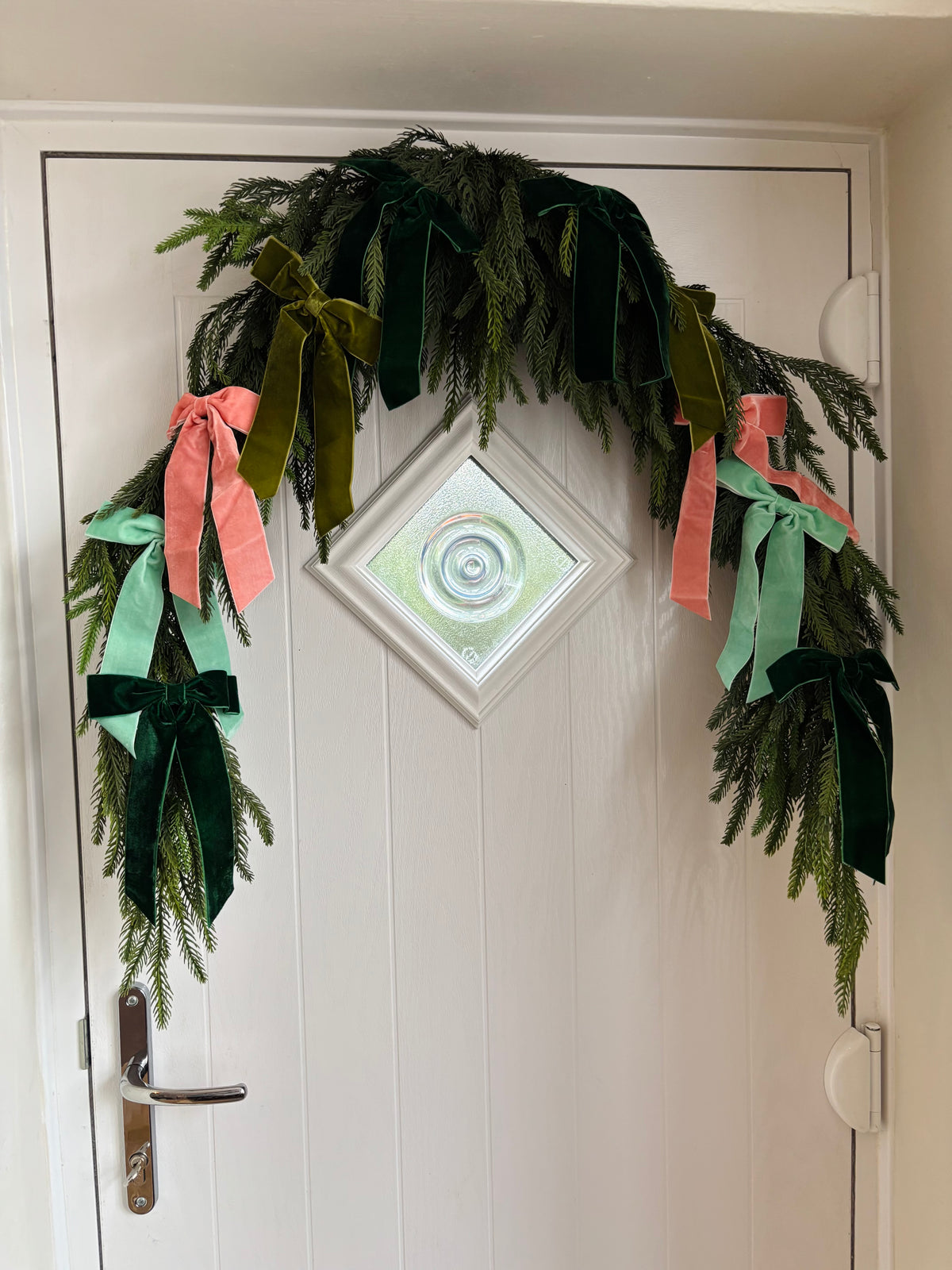 Faux Swag Emerald, Olive, Mint & Coral - Complete Your Order