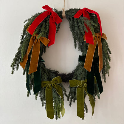 Faux Wreath Traditional - Complete Your Order