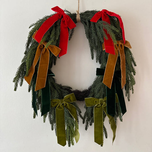 Faux Wreath Traditional - Complete Your Order