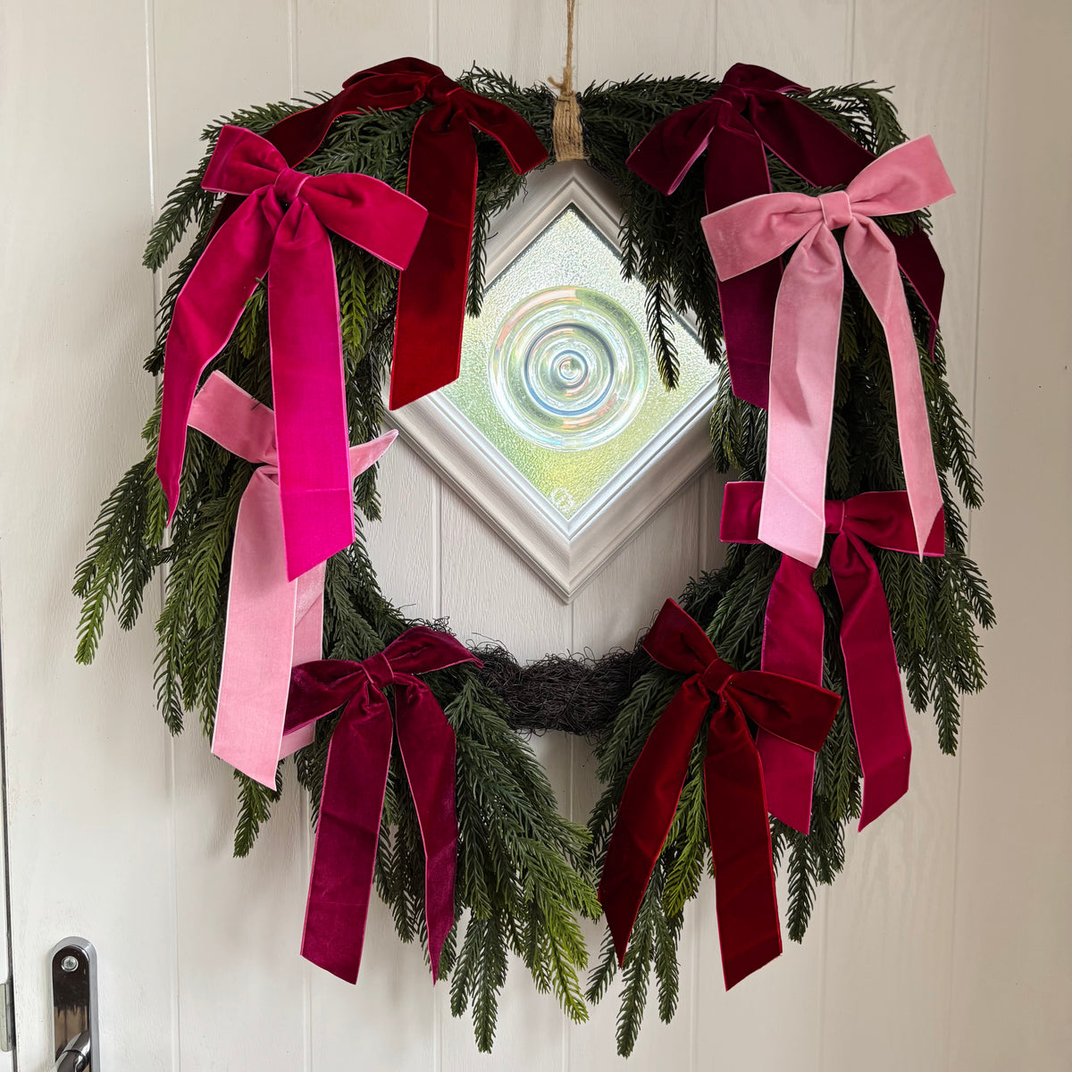 Faux Wreath in Pink – Complete Your Order
