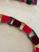 Velvet Ribbon Chain -Burgundy