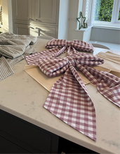 Extra Large Gingham Bow *3 colour options*