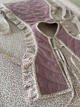 Rose - Lilac Linen reversible gilet