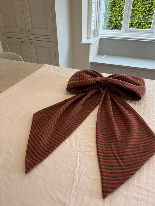 Extra Large Stripe Bow