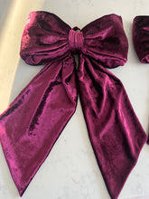 Extra Large Velvet Bow