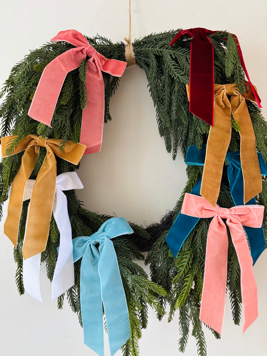 Faux Wreath  The Velvet Circus– Complete Your Order